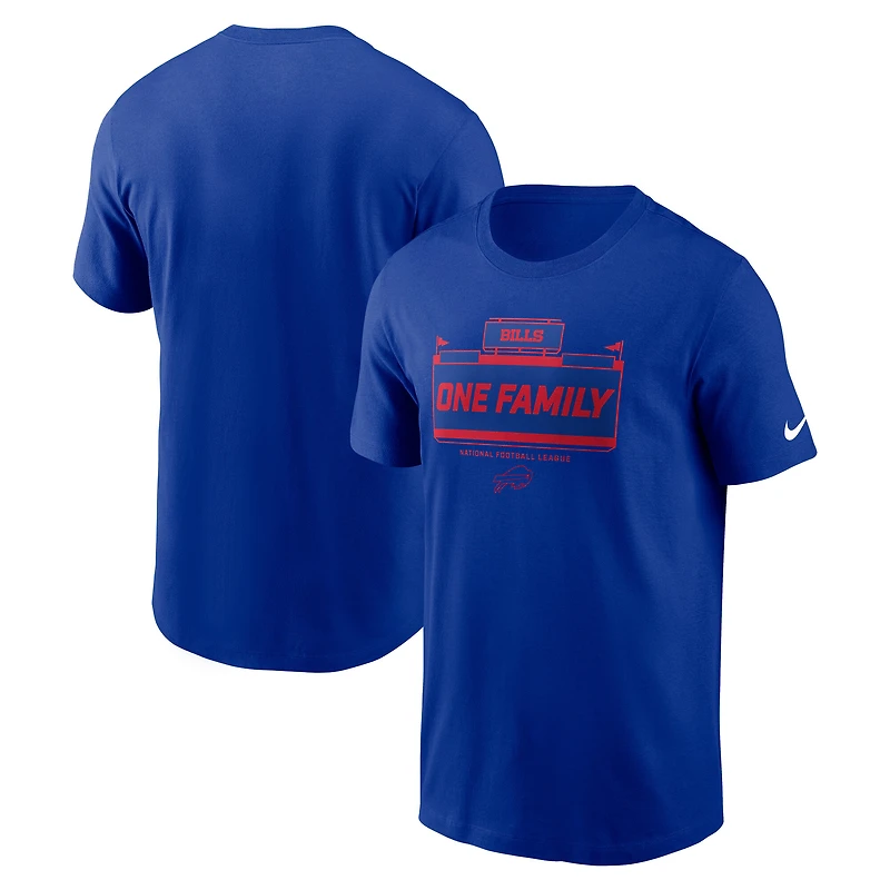 T-shirt Nike Royal Buffalo Bills Primetime Local Essential pour homme