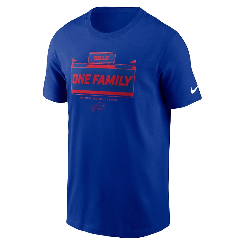 T-shirt Nike Royal Buffalo Bills Primetime Local Essential pour homme
