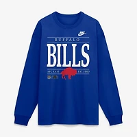 T-shirt à manches longues Nike Royal Buffalo Bills Red Zone Max 90 pour homme