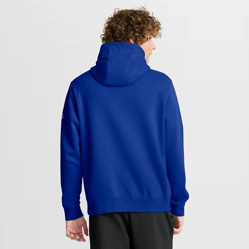 Sweat à capuche Nike Royal Buffalo Bills Rewind Club pour homme