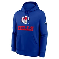 Men's Nike Royal Buffalo Bills Rewind Club Pullover Hoodie