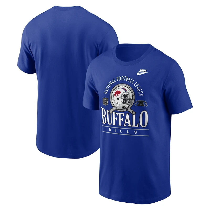T-shirt essentiel Nike Royal Buffalo Bills Rewind pour homme