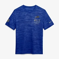 Men's Nike Royal Buffalo Bills Sideline Double Covered Dri-FIT Velocity T-Shirt