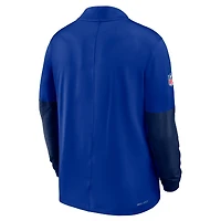 Men's Nike Royal Buffalo Bills Sideline Dri-FIT Half-Zip Pullover