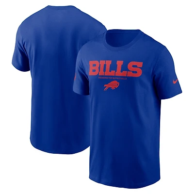 T-shirt Nike Dri-FIT Royal Buffalo Bills pour homme