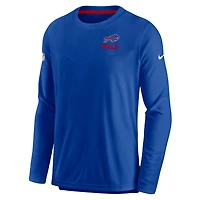 Sweat-shirt Nike Royal Buffalo Bills Sideline Lockup Performance pour homme