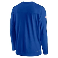 Sweat-shirt Nike Royal Buffalo Bills Sideline Lockup Performance pour homme