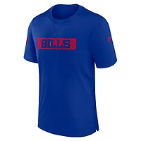 T-shirt de performance pour joueur ligne touche Nike Royal Buffalo Bills homme