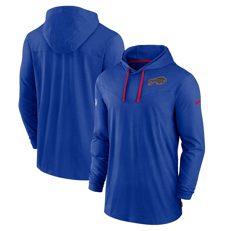 Men's Nike Royal Buffalo Bills Sideline Pop Performance - Pullover Hoodie