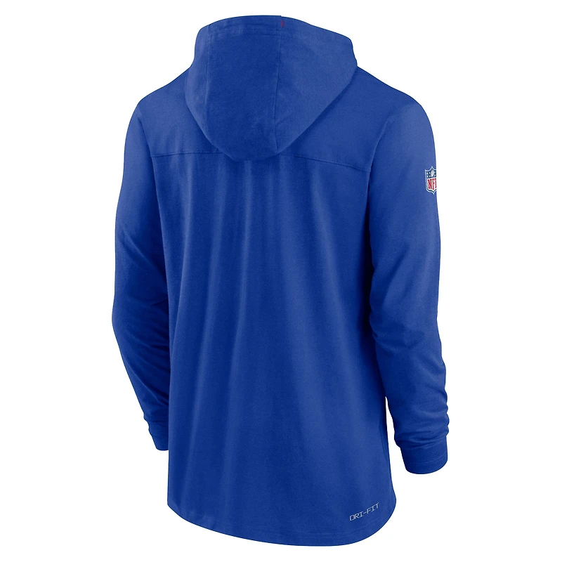 Men's Nike Royal Buffalo Bills Sideline Pop Performance - Pullover Hoodie