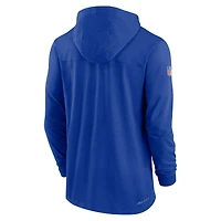 Men's Nike Royal Buffalo Bills Sideline Pop Performance - Pullover Hoodie