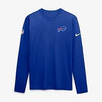 Men's Nike Royal Buffalo Bills Sideline Small Logo Legend Dri-FIT Long Sleeve T-Shirt