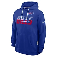Sweat à capuche Nike Royal Buffalo Bills Sideline Standard Issue Dri-FIT pour homme