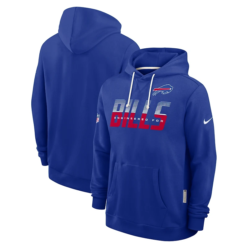 Men's Nike Royal Buffalo Bills Sideline Standard Issue Dri-FIT Hoodie