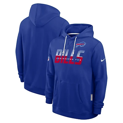 Men's Nike Royal Buffalo Bills Sideline Standard Issue Dri-FIT Hoodie