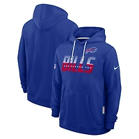 Men's Nike Royal Buffalo Bills Sideline Standard Issue Dri-FIT Hoodie