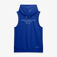 Men's Nike Royal Buffalo Bills Sideline Standard Issue Dri-FIT Sleeveless Hoodie