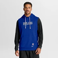 Men's Nike Royal Buffalo Bills Sideline Standard Issue Dri-FIT Sleeveless Hoodie