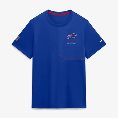 Men's Nike  Royal Buffalo Bills Sideline UV Dri-FIT Coaches Shirt
