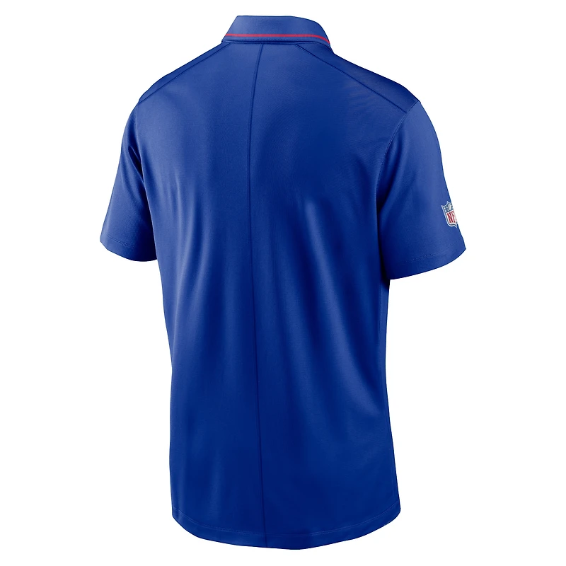 Polo Nike Royal Buffalo Bills Sideline Victory Performance pour Homme