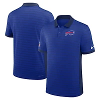 Men's Nike Royal Buffalo Bills Sideline Victory Stripe Dri-FIT Polo