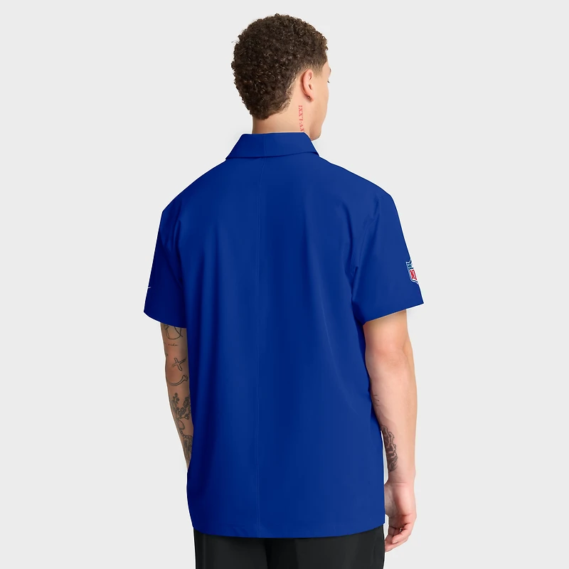 Men's Nike Royal Buffalo Bills Sideline Woven Dri-FIT Polo