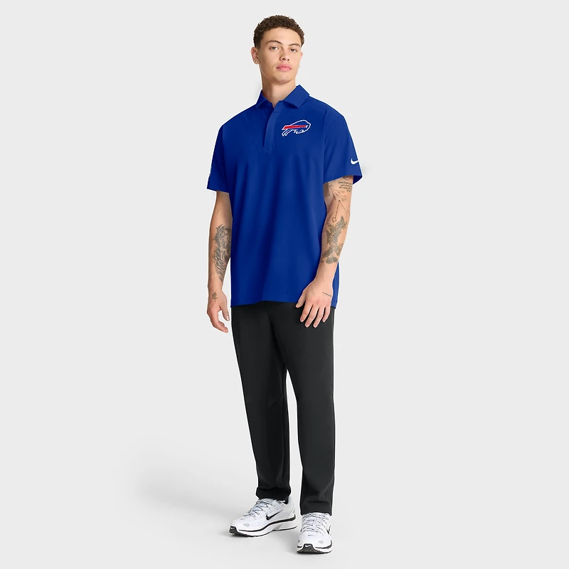 Men's Nike Royal Buffalo Bills Sideline Woven Dri-FIT Polo