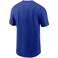 Men's Nike Royal Buffalo Bills Team Wordmark T-Shirt