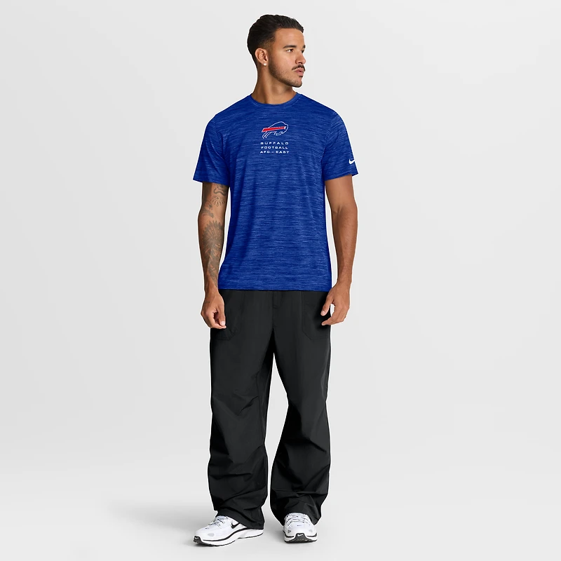 T-shirt Nike Royal Buffalo Bills Velocity Ball Carrier Dri-FIT pour homme
