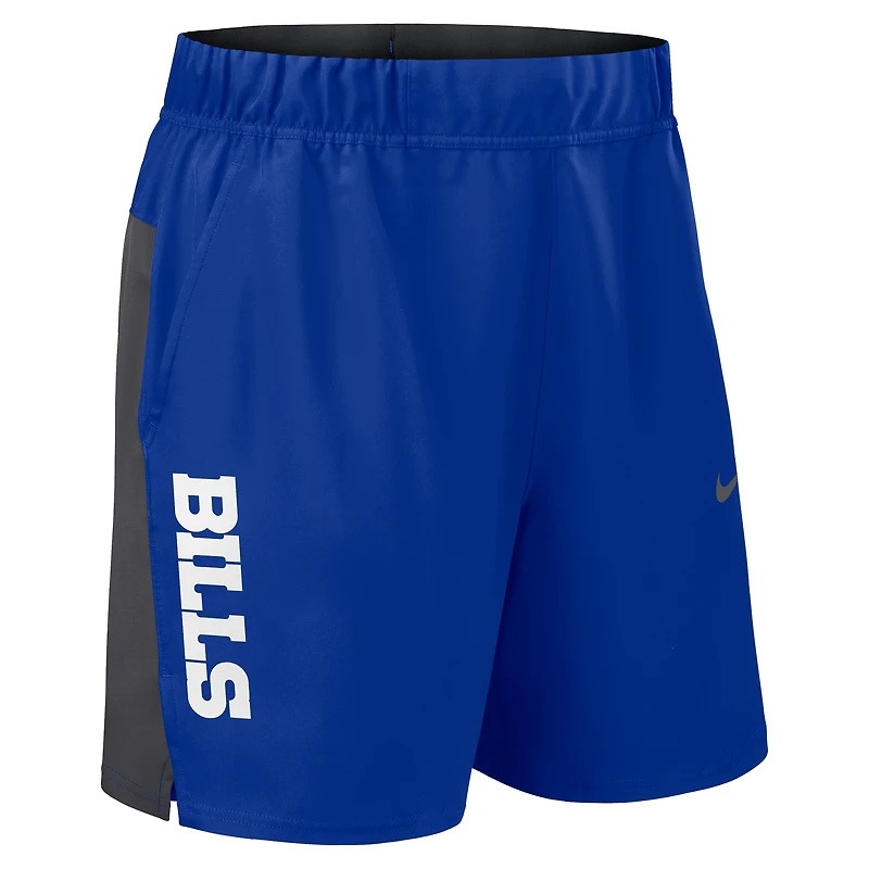 Men's Nike Royal Buffalo Bills Woven Victory Dri-FIT Shorts