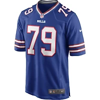 Men's Nike Ruben Brown Royal Buffalo Bills Game Retired Player Jersey