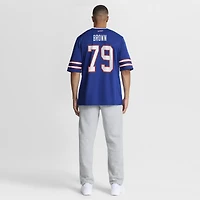 Men's Nike Ruben Brown Royal Buffalo Bills Game Retired Player Jersey
