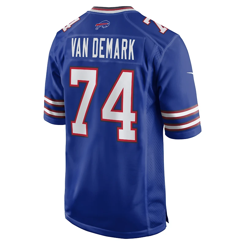 Maillot de joueur match Nike Ryan Van Demark Royal Buffalo Bills pour homme