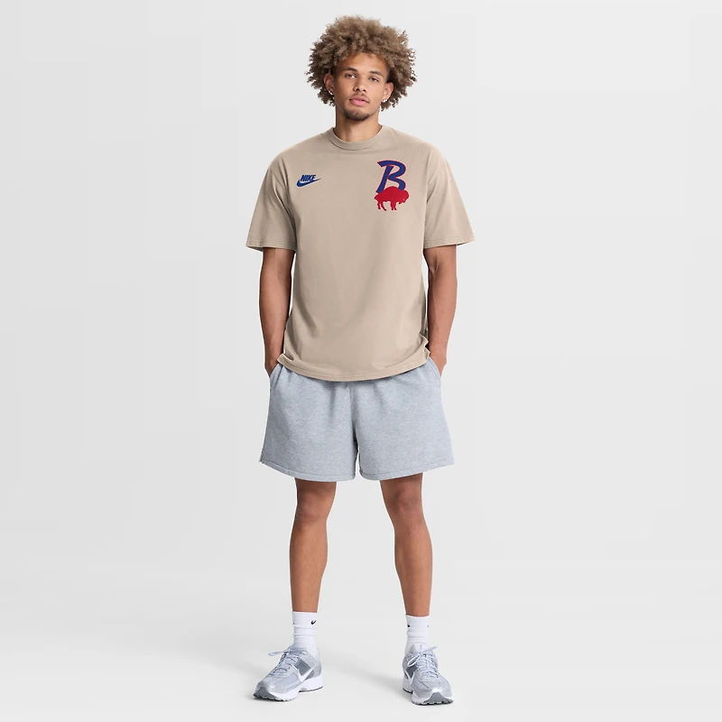 Men's Nike Sand Buffalo Bills Rewind Max90 T-Shirt