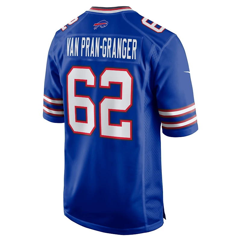 Men's Nike Sedrick Van Pran-Granger  Royal Buffalo Bills Game Jersey