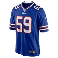 Maillot de match Nike Shaq Lawson Royal Buffalo Bills pour homme