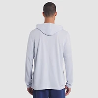 Men's Nike Silver Buffalo Bills 2025 Rivalries Collection Sideline Dri-FIT Long Sleeve Hoodie T-Shirt