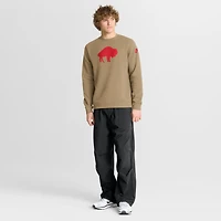 Men's Nike Tan Buffalo Bills Swing Pass Rewind Club Pullover Sweatshirt