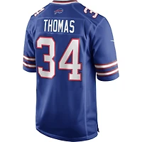 Men's Nike Thurman Thomas Royal Buffalo Bills Game Retired Player Jersey