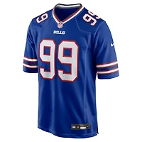 Men's Nike T.J. Parker Royal Buffalo Bills Game Jersey
