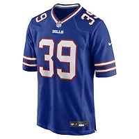 Men's Nike Tommy Doman Royal Buffalo Bills Team Game Jersey