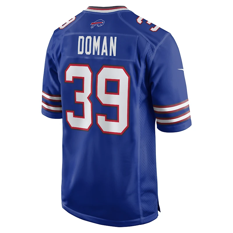 Maillot de match Nike Tommy Doman Royal Buffalo Bills pour homme
