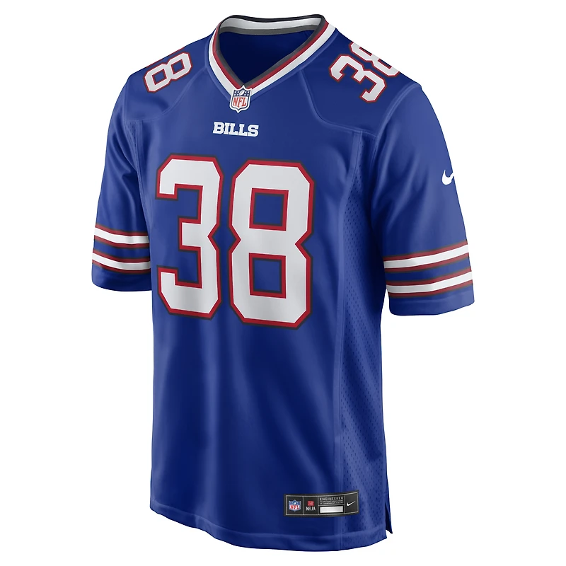 Men's Nike Tre Norwood Royal Buffalo Bills Team Game Jersey