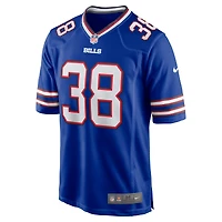 Maillot de match l'équipe Nike Tre Norwood Royal Buffalo Bills pour homme