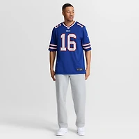 Men's Nike Tyler Bass  Royal Buffalo Bills Team Game Jersey