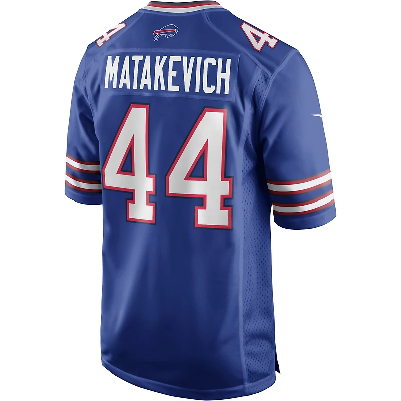 Maillot de joueur match Nike Tyler Matakevich Royal Buffalo Bills pour hommes