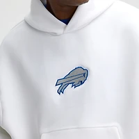 Sweat à capuche oversize en polaire technique Nike Buffalo Bills blanc, collection 2025 Rivalries, pour homme