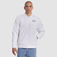 Men's Nike White Buffalo Bills 2025 Rivalries Collection Sideline Full-Zip Bomber Jacket