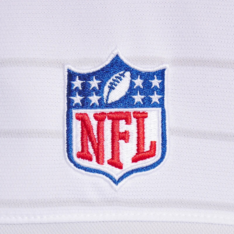 Men's Nike White Buffalo Bills 2025 Rivalries Collection Sideline Victory Striped Dri-FIT Polo