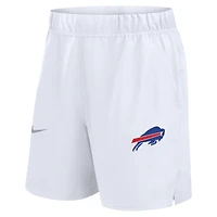Short Nike Blitz Victory Dri-FIT pour homme, blanc, Buffalo Bills